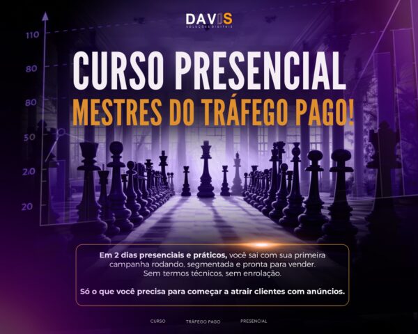 29 E 30 DE SETEMBRO - MESTRES DO TRÁFEGO PAGO: ANÚNCIOS QUE CONVERTEM - 20H