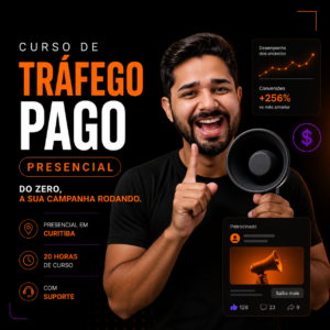 Curso de Tráfego Pago Presencial em Curitiba – Aprenda Meta Ads e Google Ads na Prática - ADS START - 20H